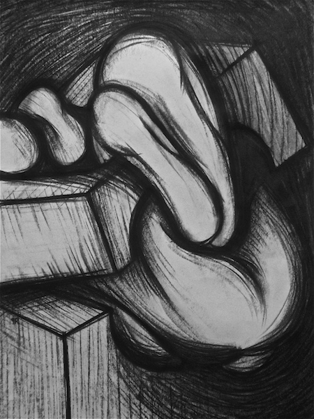 Disegno a grafite su carta