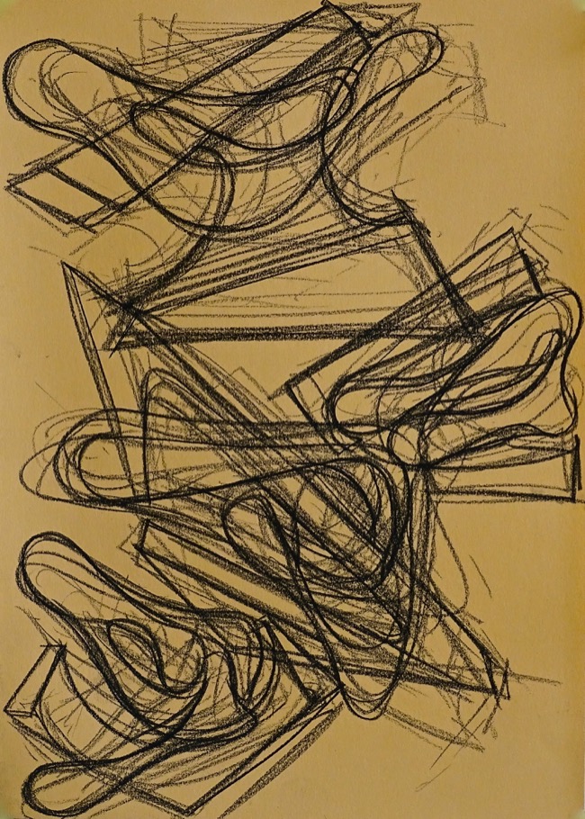 Disegno a carboncino su carta