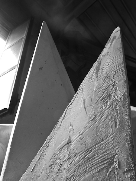 Particolare scultura in gesso