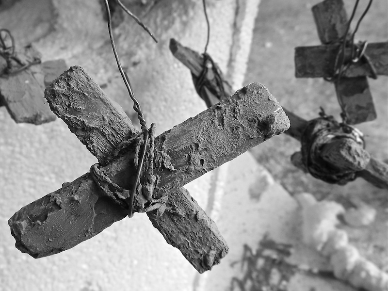 Crocette in legno per l'armatura